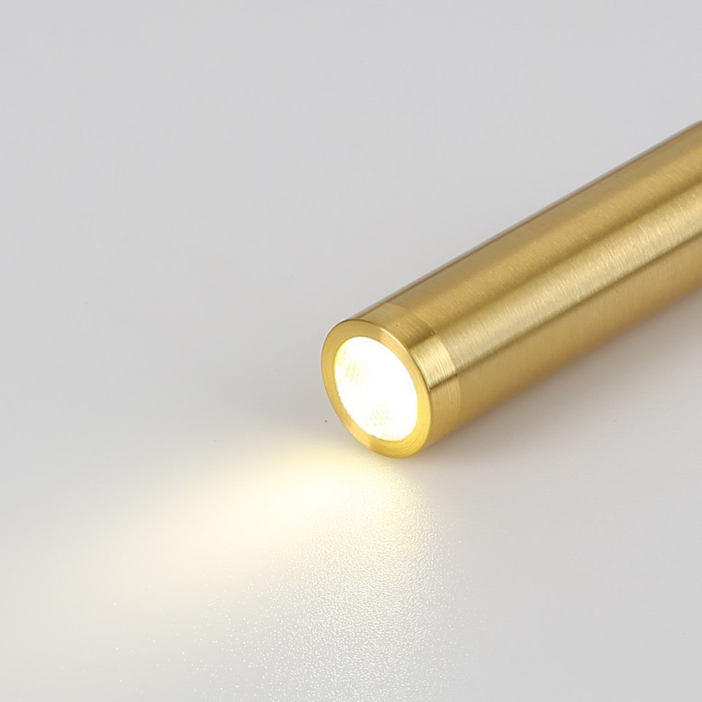 IMMAX GOAL designové nástěnné LED svítidlo, 2 vypínače, 7W, černo-zlaté