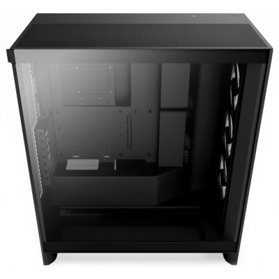 POŠKOZENÝ OBAL - NZXT skříň H7 Flow RGB edition / ATX / 1x360mm RGB core fan/ USB-C / 2x USB / proskl. bočnice / mesh panel / ...