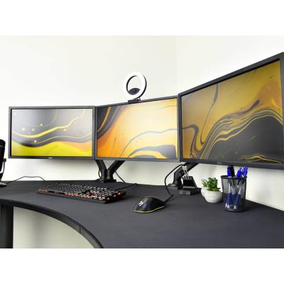 AROZZI ARENA Angelo DeskPad Gun Metal/ ochranná podložka pro stůl Arena Angelo