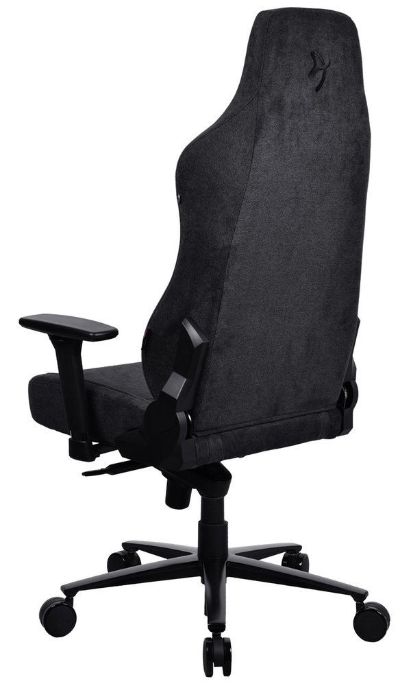 AROZZI herní židle VERNAZZA Soft Fabric Pure Black/ povrch Elastron/ černá