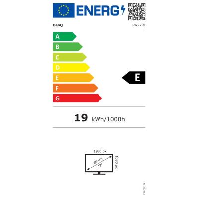 BENQ 27" LED GW2791/ 1920x1080/ IPS panel/100Hz/ 1300:1/ 5ms/ HDMI/ DP/ černý