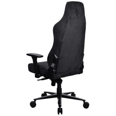 AROZZI herní židle VERNAZZA Soft Fabric Pure Black/ povrch Elastron/ černá
