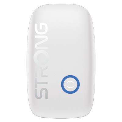STRONG Dual Band opakovač 1200/ Wi-Fi standard 802.11a/b/g/n/ac/ 1200 Mbit/s/ 1x LAN/ 1x zásuvka/ noční světlo/ bílý