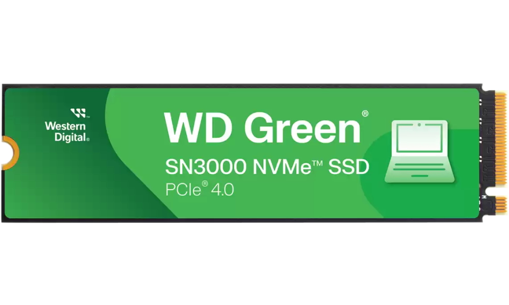 WD Green SN3000 2TB SSD / WDS200T4G0E / NVMe M.2 PCIe Gen4 / Interní / M.2 2280