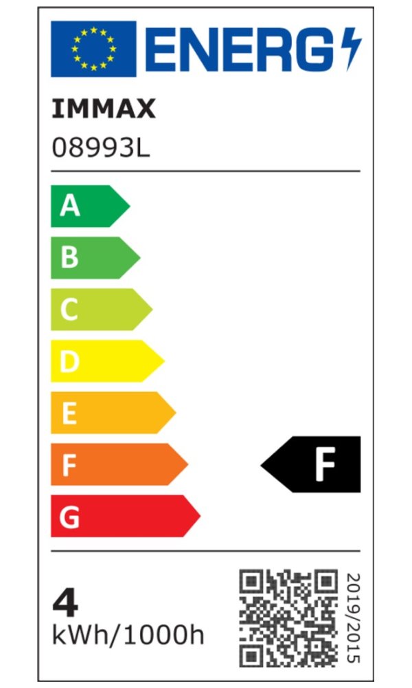 IMMAX LED podlahová lampa TIT/ 6W/ DC 12V/0,5A/ 100-240 VAC/ 400lm/ CCT/ černá se zlatými prvky