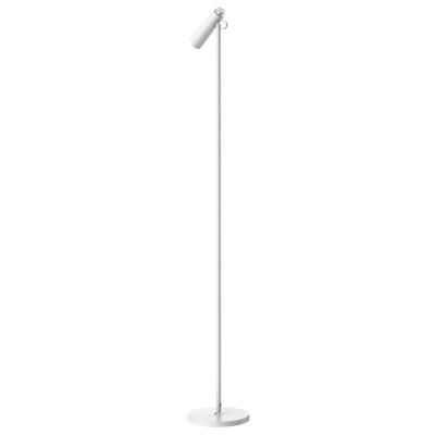 IMMAX LED podlahová lampa TIT/ 6W/ DC 12V/0,5A/ 100-240 VAC/ 400lm/ CCT/ bílá se stříbrnými prvky