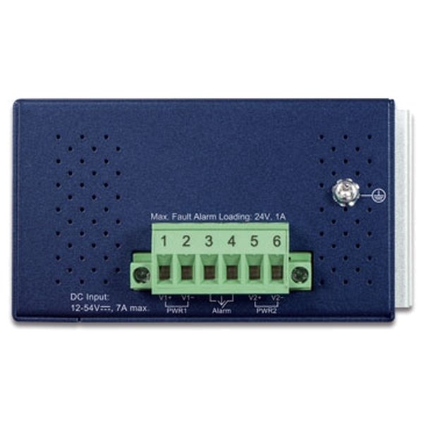 Planet IXT-900-1X1T průmyslový konvertor 1x 10G Base-T / SFP+ 10GBase-X, IP40, -40~75°C, dual power, SNMP