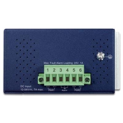 Planet IXT-900-1X1T průmyslový konvertor 1x 10G Base-T / SFP+ 10GBase-X, IP40, -40~75°C, dual power, SNMP