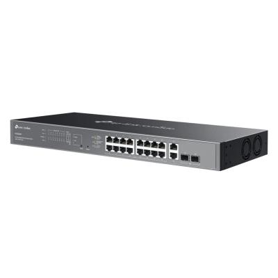 TP-Link ES220GMP, Omada 20-Port Gigabit Easy Managed Switch, 2x GLAN, 2x SFP, 16x GLAN PoE+, 250W PoE budget