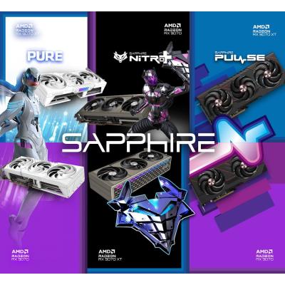 SAPPHIRE PULSE AMD RADEON RX 9070 XT GAMING 16GB / 2x HDMI / 2x DP