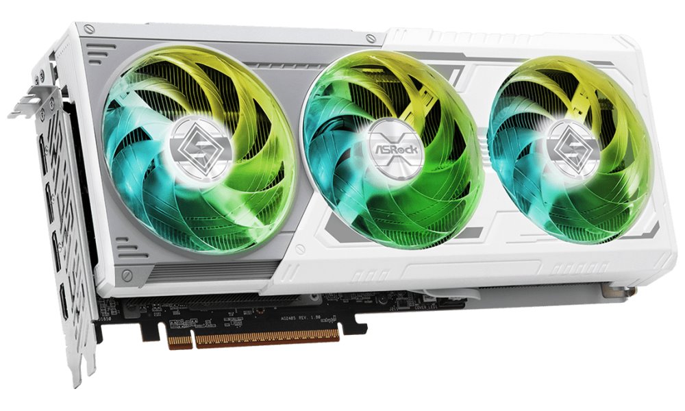 ASROCK AMD Radeon RX 9070 Steel Legend 16GB OC / 16GB GDDR6 / PCI-E / HDMI / 3x DP / Bílá