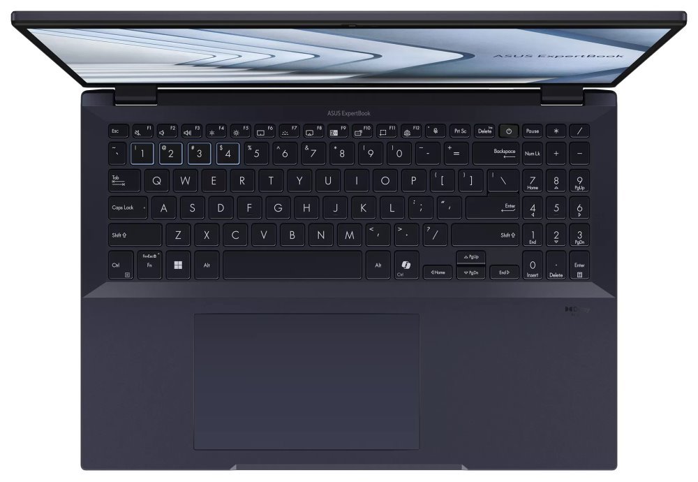 ASUS ExpertBook B5/ Core 5 120U/ 16GB/ 512GB SSD/ Intel® Graphics/ 16"WUXGA,matný/ bez OS/ černý