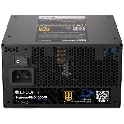 Endorfy zdroj Supremo FM6 Gold 1000W / ATX3.1 / 120mm / modulární / 80 Plus Gold