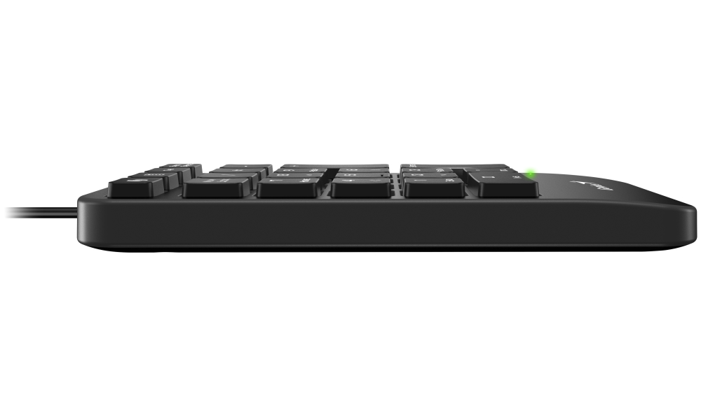 GENIUS NumPad 125/ Drátová/ USB-C/ Copilot/ slim design/ předložka/ černá