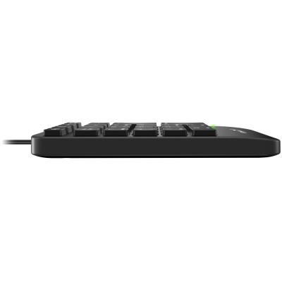 GENIUS NumPad 125/ Drátová/ USB-C/ Copilot/ slim design/ předložka/ černá