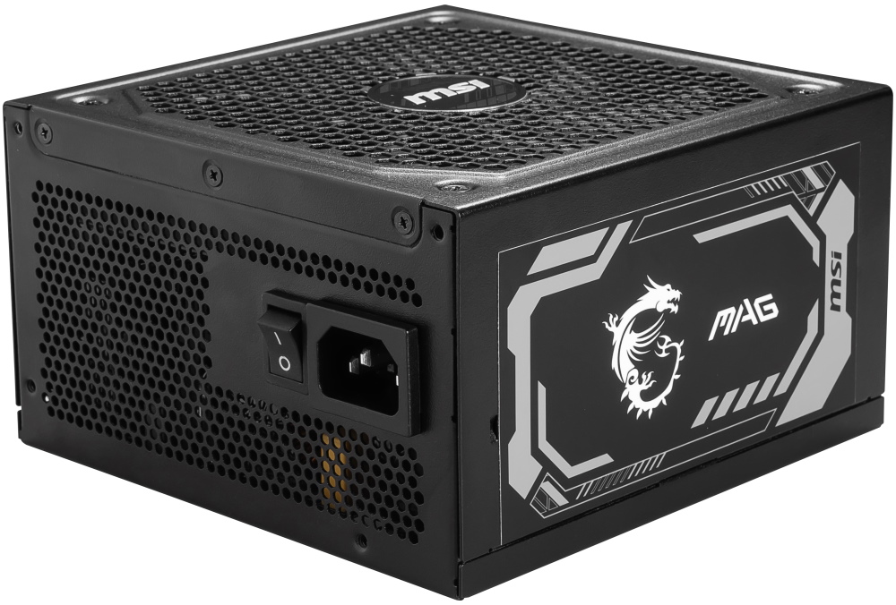 MSI zdroj MAG A1000GL PCIE5/ 1000W/ ATX3.1/ akt. PFC/ 7 let celk. záruka/ 135mm fan/ modulární kabeláž/ 80PLUS Gold