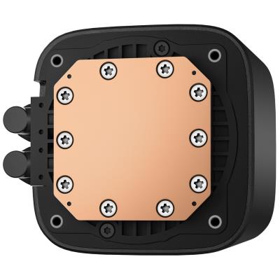 DEEPCOOL vodní chladič LE240 V2 / 2x120 PWM ARGB fan / displej / černý