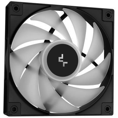 DEEPCOOL vodní chladič LE240 V2 / 2x120 PWM ARGB fan / displej / černý