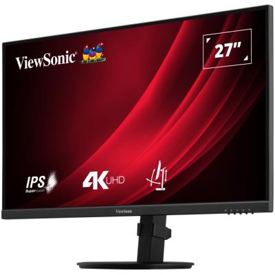 POŠKOZENÝ OBAL - ViewSonic VG2708-4K / 27"/ IPS/ 16:9/ 3840x2160/ 4ms/ 360cd/m2/ DP/ HDMI/ PIVOT /výškově nastavitelný