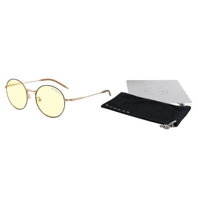 GUNNAR kancelářske/herní brýle ELLIPSE BLACK/GOLD * jantárová skla * BLF 65 * GUNNAR focus