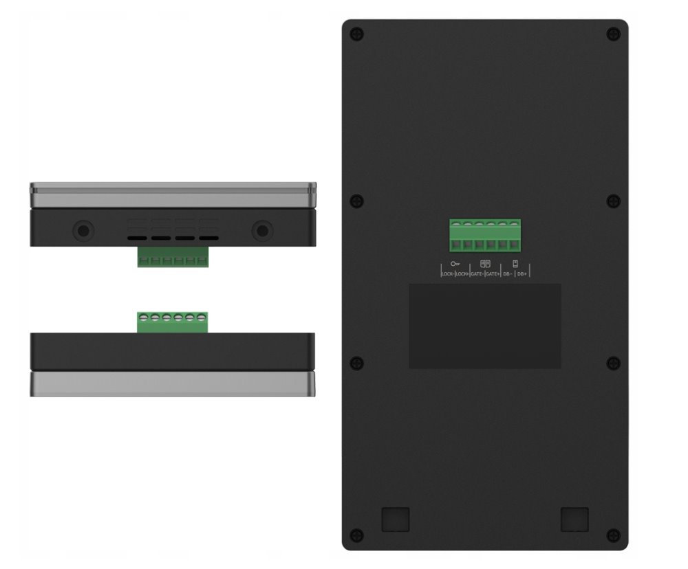 EZVIZ chytrý domácí interkom HP7 2-Entry Kit/ Wi-Fi/ 2048 x 1296/ 7" dotykový monitor/ 2x interkom/ IP65/ černo-stířbrný