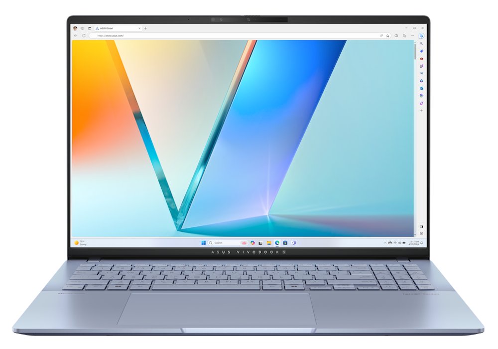 ASUS Vivobook S/ Core Ultra 7 255H/ 16GB/ 1TB SSD/ Intel Arc/ 16"WQXGA+,120Hz,matný/ W11P/ modrý