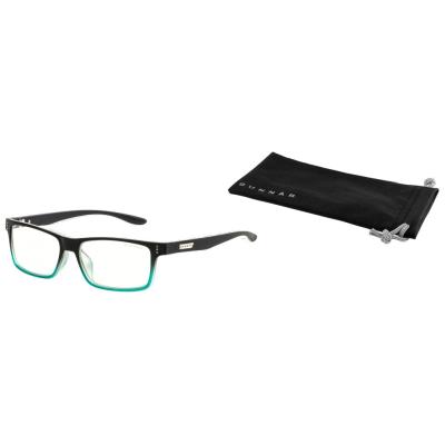 GUNNAR kancelářske/herní brýle CRUZ ONYX-TEAL * čírá skla * BLF 35 * NATURAL focus