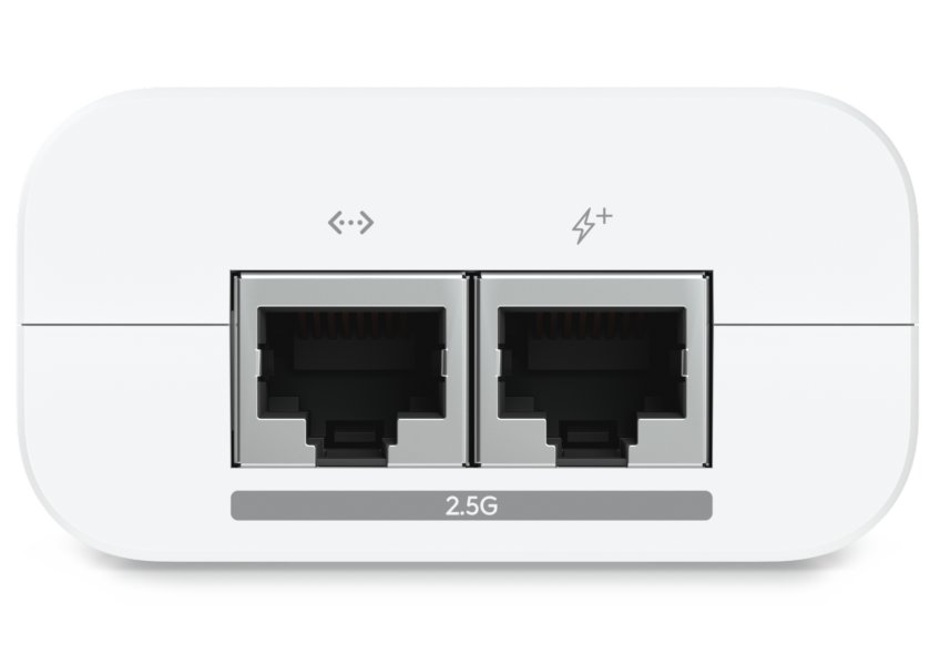 Ubiquiti UniFi 2.5G PoE+ Adapter (30W) - 2.5Gigabit PoE injektor, 48V, 30W, včetně napájecího kabelu