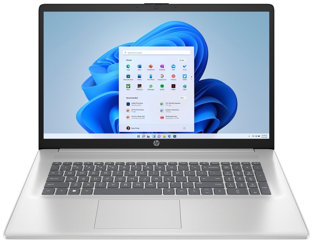 HP 17-cn2004nc/ i5-1235U/ 16GB DDR4/ 512GB SSD/ Intel Iris Xe 17,3"FHD,matný/ W11H/ stříbrný