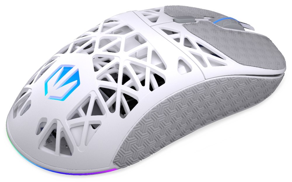 Endorfy myš LIV Plus Onyx White Wireless / PAW3395 / Khail GM 8.0 / bezdrátová / ultralehká / dockovací stanice / bílá
