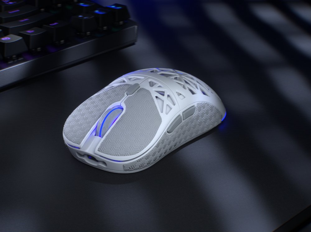 Endorfy myš LIV Wireless Onyx White / PAW3311 / Khail GM 4.0 / ARGB / bezdrátová / ultralehká / bílá
