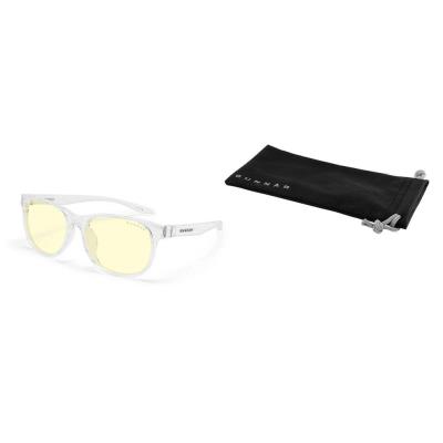 GUNNAR kancelářske/herní brýle RUSH CRYSTAL * jantárová skla * BLF 65 * NATURAL focus