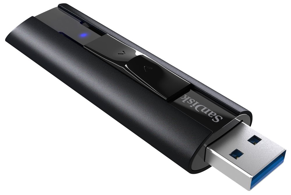 SanDisk Extreme PRO 512GB / USB Type-A / USB 3.2 Gen 1 / R: Up to 420MB/s / W: Up to 380MB/s