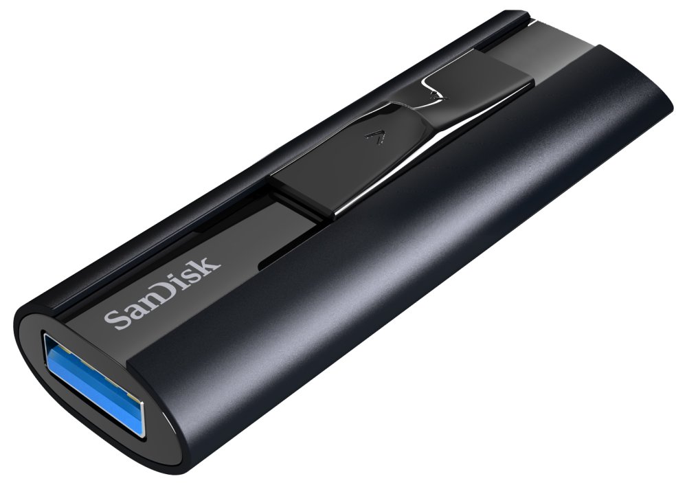 SanDisk Extreme PRO 128GB / USB Type-A / USB 3.2 Gen 1 / R: Up to 420MB/s / W: Up to 380MB/s