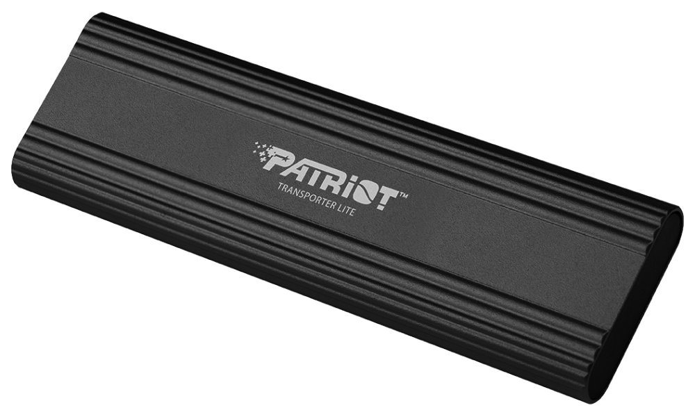 PATRIOT TRANSPORTER Lite 1TB Portable SSD / USB 3.2 Gen2 / USB-C / externí / hliníkové tělo / černý