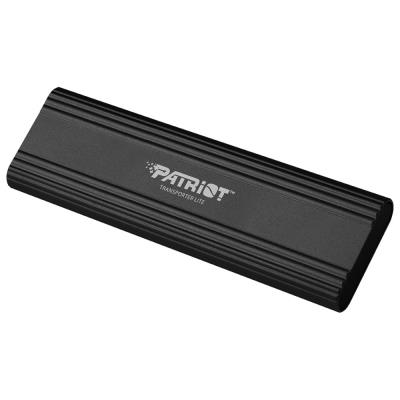 PATRIOT TRANSPORTER Lite 512GB Portable SSD / USB 3.2 Gen2 / USB-C / externí / hliníkové tělo / černý