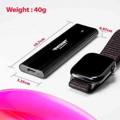 PATRIOT TRANSPORTER Lite 1TB Portable SSD / USB 3.2 Gen2 / USB-C / externí / hliníkové tělo / černý