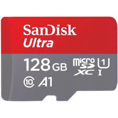 SanDisk Ultra microSDXC 128GB / A1 Class 10 UHS-I / up to 140MB/s / + SD adaptér