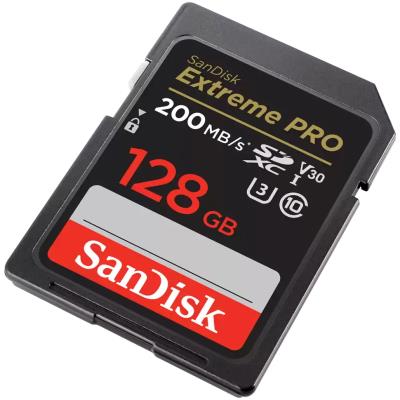 SanDisk Extreme PRO 128GB SDXC / UHS-I, Class 10, U3, V30 /  up to 200MB/s & 90MB/s Read/Write / + 2 years RescuePRO