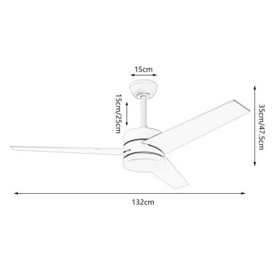 IMMAX NEO LITE VARIABLE SMART LED stropní svítidlo s ventilátorem 24W, Wi-Fi, TUYA, bílé