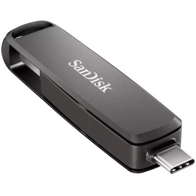 SanDisk Extreme PRO Dual Drive 256GB / USB Type-C + USB Type-A / USB 3.2 Gen 1 / kov / černá