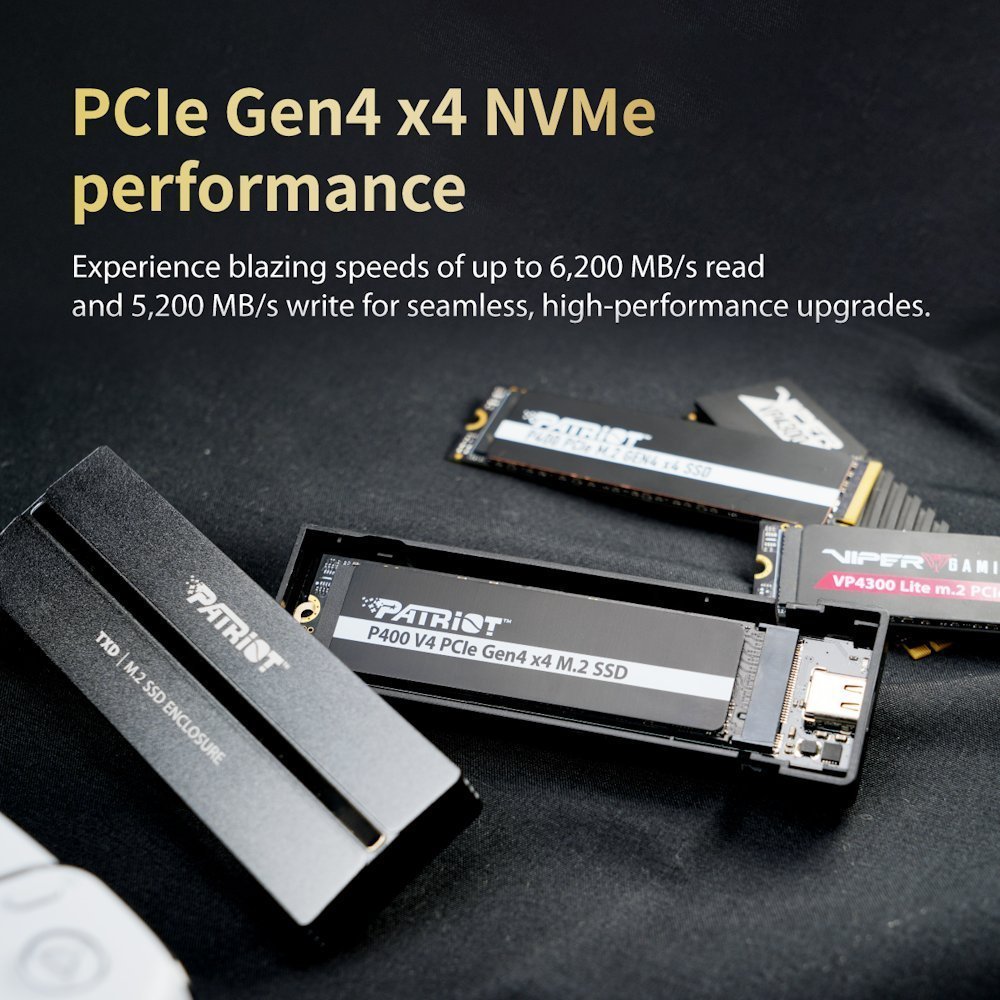 PATRIOT P400 V4 4TB SSD / Interní / M.2 PCIe Gen4 x4 NVMe  / 2280