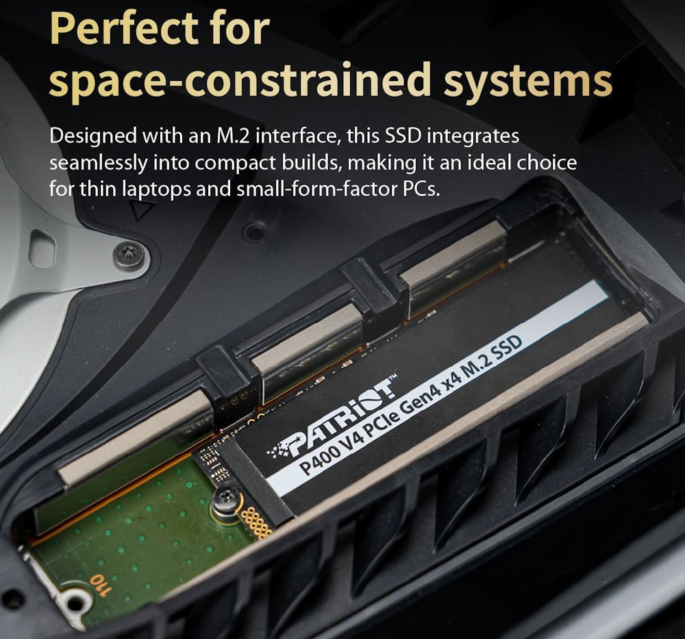 PATRIOT P400 V4 4TB SSD / Interní / M.2 PCIe Gen4 x4 NVMe  / 2280