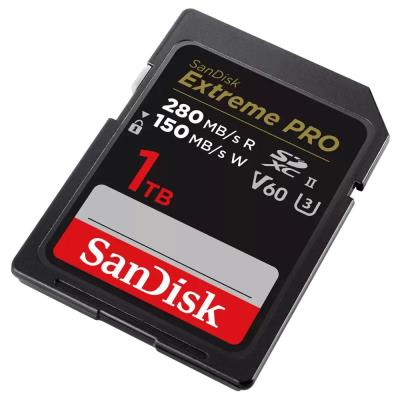 SanDisk Extreme PRO 1TB V60 UHS-II SD cards/ R:280/ W:150MB/s