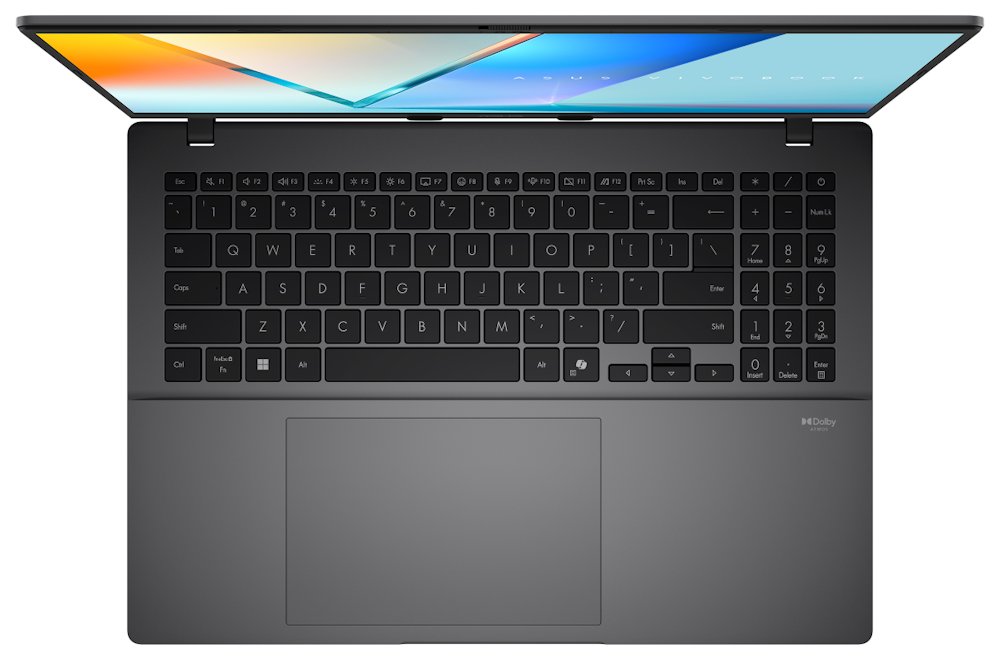 ASUS Vivobook S/ Core Ultra 7 255H/ 16GB/ 512GB SSD/ Intel Graphics/ 16"WUXGA,144Hz,matný/ W11H/ šedý