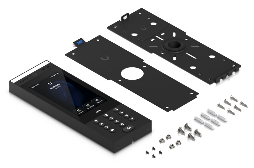 Ubiquiti UniFi Access G3 Intercom - Interkom, 2Mpx kamera, obousměrné audio, 7" dotykový displej, IP65, černá