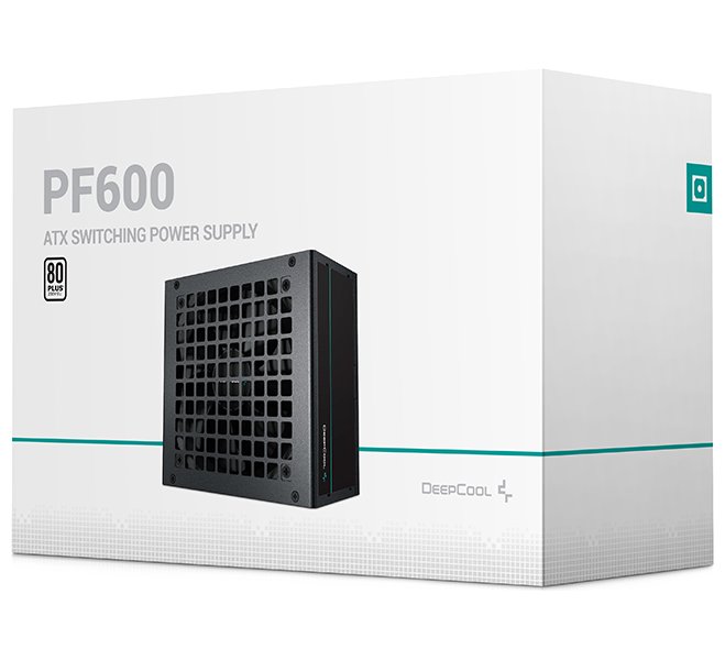 DEEPCOOL zdroj PF600 / 600W / ATX / 120 mm fan / 80 Plus