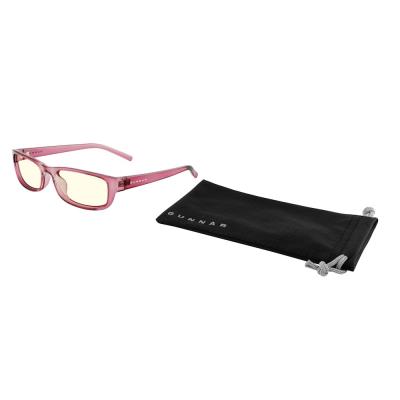 GUNNAR kancelářske/herní brýle  ELIN PLUM CRYSTAL čirá skla BLF 35 GUNNAR focus