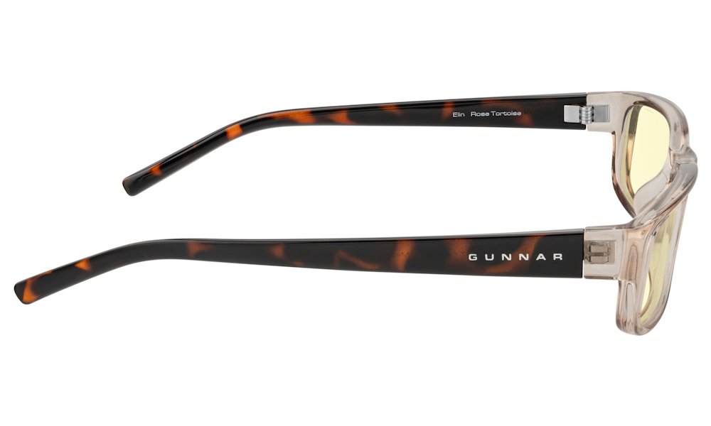 GUNNAR kancelářske/herní brýle  ELIN ROSE TORTOISE jantarová skla BLF 65 GUNNAR focus