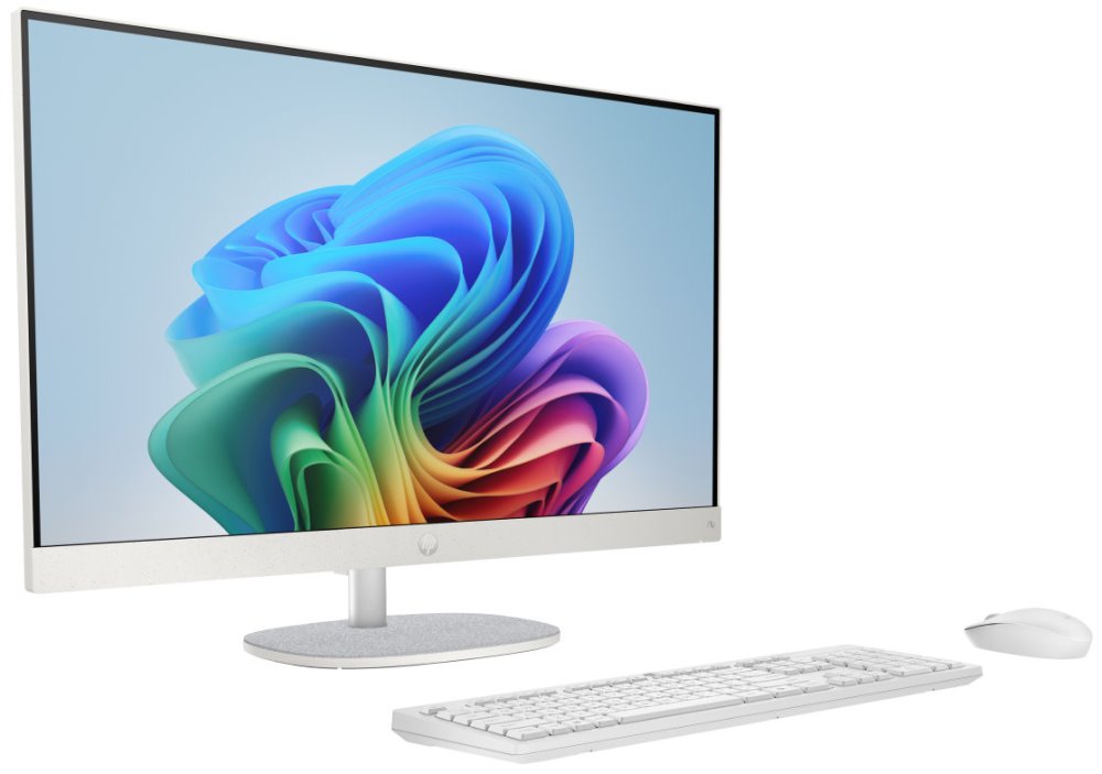 HP 27-ct2007nc/ AiO/ Ryzen AI 7 350/ 32GB DDR5/ 1TB SSD/ Radeon™ Graphics/ 27" FHD,matný/ W11H/ kbd+myš/ bílý